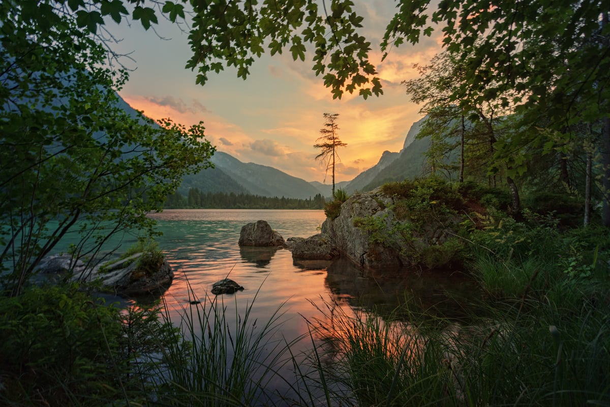 Rocky Lake Landscape